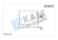 KLİMA RADYATÖRÜ KONDENSER AL/AL VOLVO S60 II-S80 II-V60-V70 III-XC60-XC70-KALE 353075-31305212-31332027