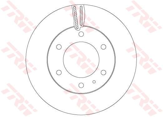 ON FREN DISKI FORD RANGER TKE 2.2-3.2 11 MAZDA BT 50 2.2TDCI 12-TRW DF6812S-AB311125AA-AB311125AC-1763037