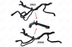 RADYATÖR MOTOR BAGLANTI BORUSU VECTRA B 1.8 -2.0-IBRAS 21532-90499719
