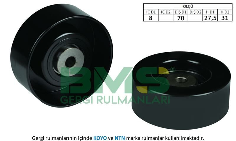 ALTERNATÖR GERGİ RULMANI CADDY 1.9D 96-00 - POLO 1.7 SDI-1.9D-1.9 SDI 94-01-BMS 218-028145278M