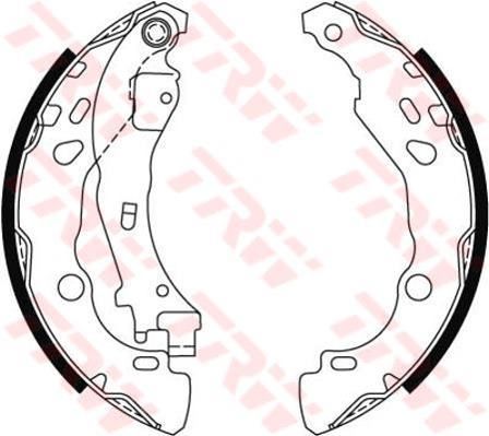 ARKA PABUÇ BALATA P1007 1.4 HDİ 05 C2 1.4 03 1.4HDİ 03 C3 1.4 1.6 1.4 HDI 1.6HDİ 03 200x39-TRW GS8474-4241.L7-77362365