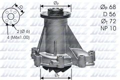 DEVIRDAIM POMPASI MERCEDES OM601 OM606 W124 S124 W202 S202 W210 S210 W140 W463-DOLZ M276-A6052000820
