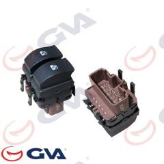 CAM AÇMA ANAHTARI ÖN SOL MEGANE II LM-- ÇİFTLİ 10 FİŞ-ÇİFTLİ-GVA 8011008-8200315040-8200108272