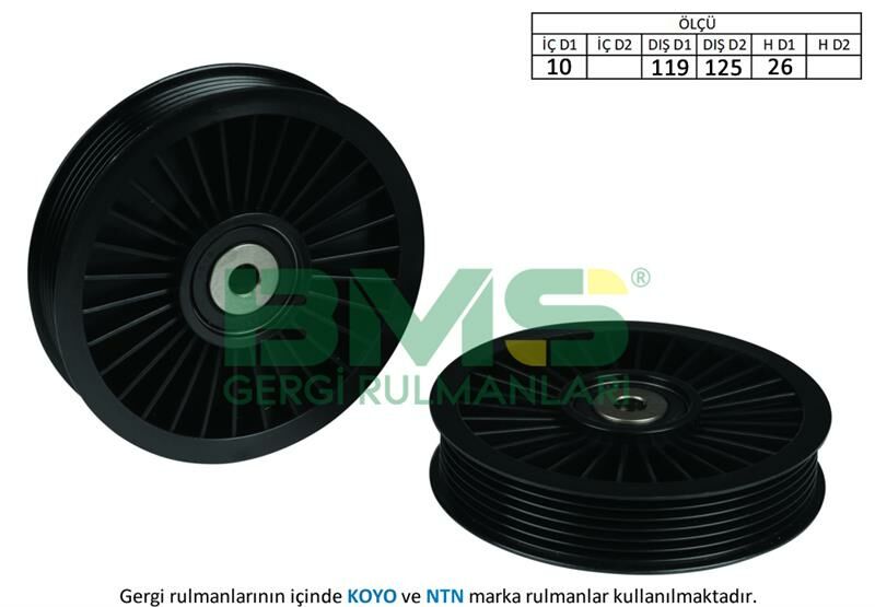 ALTERNATÖR GERGİ RULMANI ESPACE-LAGUNA II-MASTER 2.2 DCI 00- -MOVANO 2.2 DTI 00--BMS 247-7700314075-4506195-4430318-9198528