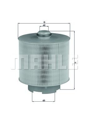 HAVA FİLTRESİ A6 2.7 TDI-3.0 TDI 6V 04-11-MAHLE LX1006.1D-059133843B