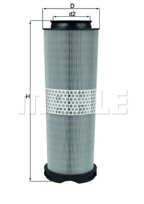 HAVA FILTRESI MERCEDES C-CLASS OM646 W204 S204-MAHLE LX1020.1-A6460940204