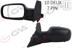 DIŞ DİKİZ AYNASI SOL SCENIC 03-08 ELEKTRİKLİ ISITMALI ASFERİK 5 FİŞ VM-139EHPAL-GVA 1011221-7701055996-7701068384