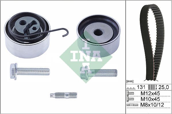 EKSANTRİK GERGİ KİTİ 131x250 ASTRA G-COMBO C-CORSA C-MERIVA A 1.7 CDTI Y17DT-Z17DTH-Y17DTL-Z17DTL-INA 530049410-1606389-93188137-1606390-93188138