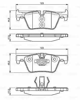 FREN BALATASI ARKA BMW F20 F30 F22 F32 F33 F34 F36 YENİ KOD-BOSCH 0986494554-34216873093-34216850569-34218855013