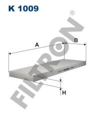 POLEN FİLTRESİ VECTRA B 1.6i-16i 16V-1.8i 16V-2.0-2.0i 16V-2.5i V6-2.6i V6 95-02-FILTRON K1009-90464424