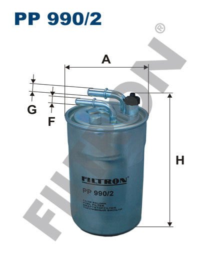 YAKIT FİLTRESİ CORSA D 1.3 CDTI- 1.7 CDTI 06-FILTRON PP990.2-93196533-08130700