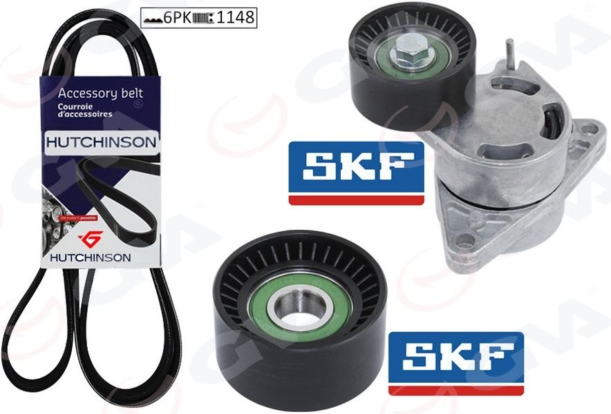 ALTERNATÖR GERGİ KİTİ KÜTÜKLÜ MASTER-MOVANO-VIVARO 01 G9T-G9U 6PK1148-GVA 59A1910-7701475629-7701474014-4415761