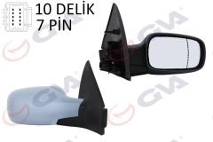 DIŞ DİKİZ AYNASI SAĞ MEGANE 02 ELEKTRİKLİ ISITMALI SENSÖRLÜ ASTARLI ASFERİK 7 FİŞ VM-138EHPSR-GVA 1011131-7701054688-7701068375