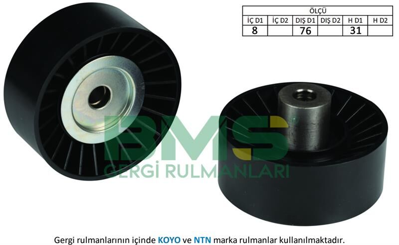 ALTERNATÖR GERGİ RULMANI TRANSIT 2.4 V184 TDCİ-BMS 270-6C1Q6C344AB-1372770