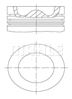 MOTOR PİSTON SEGMAN 0.50-83.50mm OPEL ANTARA 2.0 CDTI 06-11 -CHEVROLET NUBIRA 2.0 D 05-11 -LACETTI 2.0D 07 EPICA 2.0D 04-11 -CRUZE 2.0CDI 09 CAPTIVA 2.0D 07-MAHLE-25182669