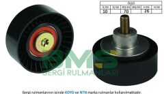 ALTERNATÖR GERGİ RULMANI BMW 316i-318i-Z3 1.9 99-05 70x26-BMS 272-11281435594