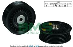 ALTERNATÖR GERGİ RULMANI CRAFTER 2.5 TDI 2006 BJM-BJK KANALLI 76mm-BMS 274-076145261A-076145278