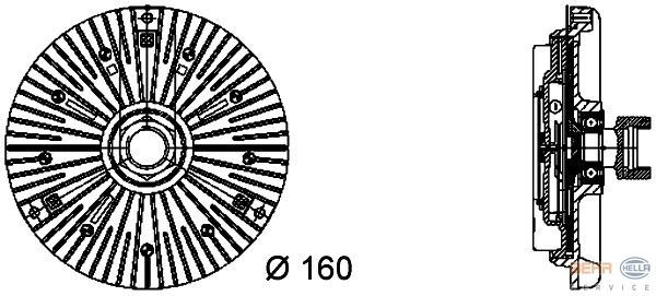 FAN TERMIGI BMW M47-N M57-N E38 E39 E46 E53 E65-FANEX-11522249216