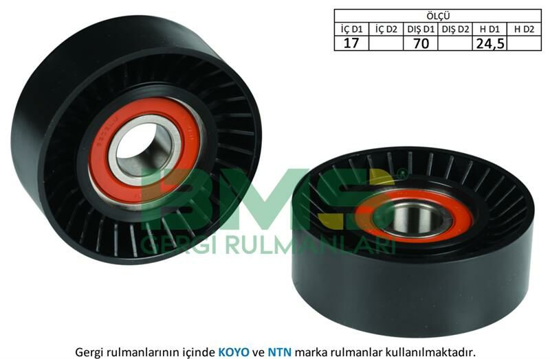ALTERNATÖR GERGİ RULMANI BRAVA-BRAVO-DOBLO-MAREA-PALIO-STILO 1.6 16V 96-BMS 275-46537101