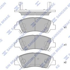 ÖN BALATA HYUNDAI İ10 1.0-1.2 13-SANGSIN SP1719-58101B9A70-WVA25976