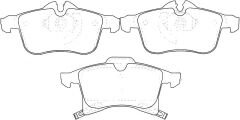 ÖN BALATA ASTRA H 04 MERIVA 03 ZAFIRA 05 CORSA C D 03 COMBO 04-SANGSIN SP1703-1605992-93176115-1605080-1605998