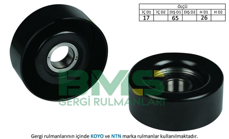 ALTERNATÖR GERGİ RULMANI ACCENT 05 GETZ-i10-i20-i30-i40 1.5CRDI-1.6CRDI-1.7CRDI-BLUE 11 1.6CRDİ-BMS 276-252812A000-252812A100
