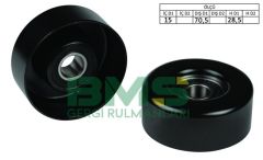 ALTERNATÖR GERGİ RULMANI POLO-FABIA-CORDOBA 1.4 TDI 2001-2009 AMF-BNV-BNM-BMS 055-045903315A