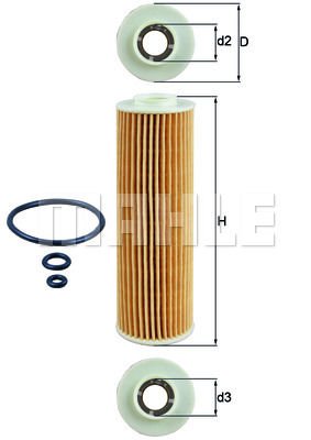 YAG FILTRESI MERCEDES M271 EVO W204 S204 C204 W212 S212 C207 R172-MAHLE OX183.5D-A2711800509