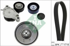 V KAYIS SETI BMW F45 F46 F48 KRANK KASNAGI GERGI KUTUGU RULMAN KAYIS 6PK1718-INA 529051620-2384185-8602799-8638613-8573252