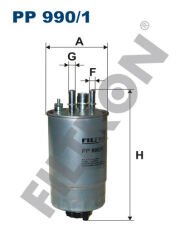 YAKIT FİLTRESİ OPEL MERIVA 1.3 CDTI 05-10-FILTRON PP990.1-813058-93189375