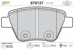 ARKA BALATA CADDY-GOLF6-JETTA-A3-OCTAVIA-SUPERB 10 GDB1841-VALEO 670137-5K0698451-5K0698451A-2K5698451