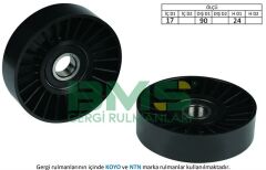 ALTERNATÖR GERGİ RULMANI 503KIT ASTRA F-G 2.0DTI-VECRTA B-C2.0DTI-2.2DCI-ZAFIRA-SIGNUM-OMEGA B x-BMS 287-1340545-1340530-1340548-90502421