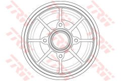 FREN KAMPANASI ARKA C3 II 09 CABRİOLET 1.2 VTİ 82. 1.6 VTİ 120. 1.6 THP-1.6 HDİ 90 13-TRW DB4546MR-4247.50