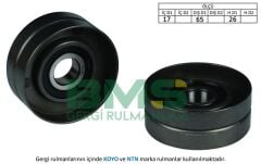 ALTERNATÖR GERGİ RULMANI MASTER II-TRAFIC II-LAGUNA II-VIVARO-MOVANO 1.9DCI-2.016V 01- KLİMASIZ-BMS 358-117506567R-8200840824-8200673092