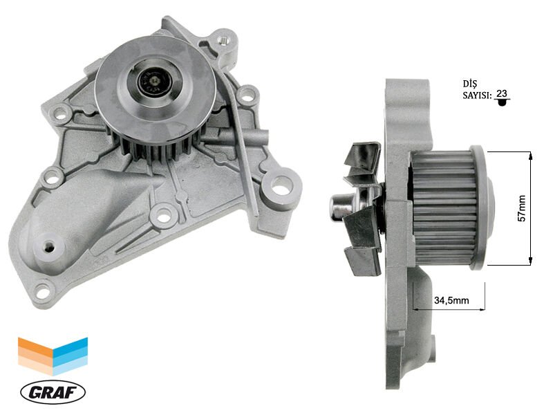 DEVİRDAİM AVENSIS 97-00 -CAMRY 86-91 -CARINA 92-97 -RAV 4 94-00 2.0-GRAF-1610079075-1610079185-1611079025