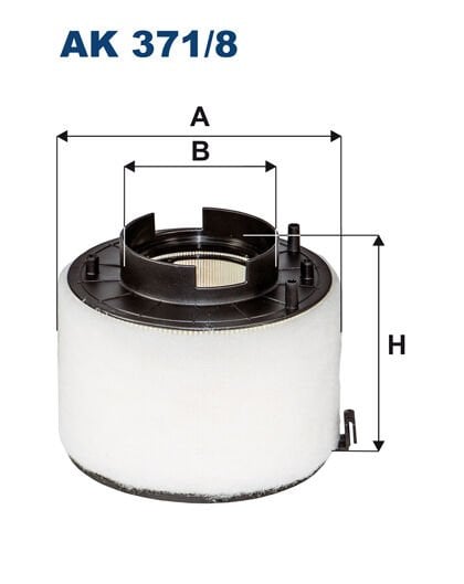 HAVA FİLTRESİ A4-A5-Q5-FILTRON AK371.8-8K0133843L