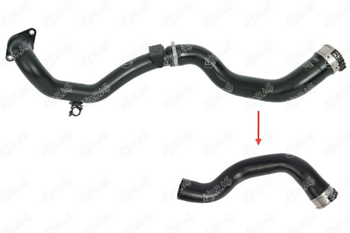 TURBO HORTUMU PLASTİK PARÇA HARİÇ EGEA-500L 1.3 MULTIJET-IBRAS 13116-51881823
