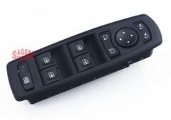CAM AÇMA DÜĞMESİ DÖRTLÜ MERKEZİ KİLİT AYNA AYAR ÖN SOL MEGANE III - FLUENCE TEK SOKET-SAGEM-809610006R