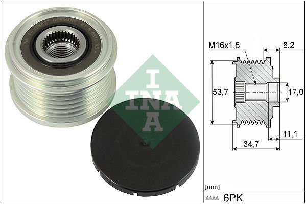 ALTERNATÖR KASNAĞI CORSA E 1.3 B13DTE-B13DTN-B13DTC-B13DTR-INA 535032710-39047359-39007364-95519915-1202480