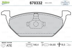 GDB1357 ÖN BALATA GOLF IV BORA 97-6.05 POLO 99 OCTAVIA 97 LEON TOLEDO 99-06 IBIZA 02 AUDI-VALEO 670332-1J0698151A-1J0698151B-6R0698151A