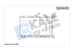 RADYATÖR HYUNDAI SONATA III AL/PL/BRZ 400x680x26-KALE-2531034050