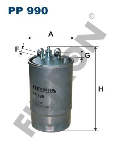 YAKIT FİLTRESİ CORSA D 1.3 CDTI 06--FILTRON PP990-13230386-93190796-813059