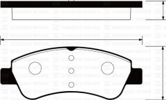 ÖN FREN BALATASI CORSA F 19 CROSSLAND 17 C2 03 C3 09 AIRCROSS 17 C4 04 C-ELYSEE 12 XSARA 96 BERLINGO 96 PARTNER 96 206 00 207 07 208 12 301 12 307 00 2008 13 1007 05 DS3 15-SANGSIN SP1241-1647863780-4253.38-4252.59-4254.23