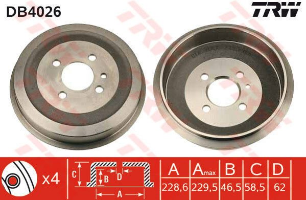 FREN KAMPANASI ARKA BMW E30-TRW-34211156297-34211158556-34211153091