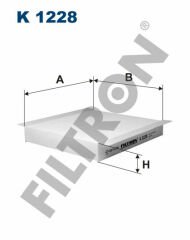 POLEN FİLTRESİ COMBO 12 BIPPER-NEMO 08 DOBLO III-PUNTO-FIORINO-LINEA 06 EGEA 15 1.3-1.6CDTI-1.4-FILTRON K1228-6479.E0-6479.62-6479.63-77364561