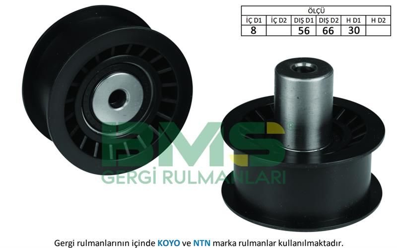 EKSANTRİK GERGİ RULMANI YÖN MAKARASI POLO 1.4 16V 96-99 -CORDOBA-IBIZA 1.4i 16V-GOLF V 1.0 AHF-BMS 341-036109244-036109244G