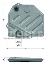 OTOMATIK SANZIMAN YAG FILTRESI MERCEDES W201 W202 W123 W124 W210 W126 R107 R129 C107-MAHLE HX46-A1262770295