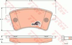 ÖN BALATA KANGOO III 08 MERCEDES CITAN 12 1.5dCi 1.6 16V-TRW GDB1785-410601334R-7701210110-A4154210610