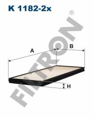 POLEN FILTRESI HYUNDAI ACCENT II LC 00 05 GETZ TB 02 09-FILTRON K1182-2X-976171C000