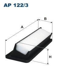 HAVA FİLTRESİ HYUNDAI I10 1.2I 1-08---FILTRON AP122.3-281130X200